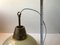 Lámpara colgante escandinava de vidrio y latón, años 60, Imagen 7