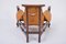 Ikonischer brasilianischer Jangada Sessel mit Fußhocker von Jean Gillon für Italma Wood Art, 1968, 2er Set 18