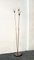 Floor Lamp with Three Metal Lights and Rifle Cane Finish, Italy, 1980s 1
