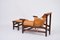 Brazilian Jangada Lounge Chair with Ottoman by Jean Gillon, 1968, Set of 2 3