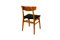 Teak Chairs, Denmark, 1960s, Set of 4, Image 2