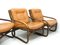 Italian Bamboo, Rattan, and Leather Living Room Set, 1970s, Set of 4 16