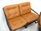 Italian Bamboo, Rattan, and Leather Living Room Set, 1970s, Set of 4 19