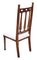 Mahogany Art Nouveau Dining Chairs, 1910, Set of 8, Image 3