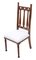 Mahogany Art Nouveau Dining Chairs, 1910, Set of 8, Image 6