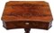 Victorian Flame Mahogany Side Sewing Table, 1840s 3