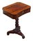 Victorian Flame Mahogany Side Sewing Table, 1840s 7