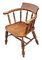 Victorian Elm and Beech Bow Desk Chair, Image 1