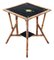 Bamboo Black Lacquer Occasional Window Table, 1900s 1