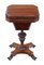 Victorian Rosewood Gothic Sewing Table, 1860s, Image 3