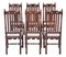Oak Dining Chairs in Charles II Style, 1915, Set of 6 3