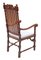 Charles II Style Oak Elbow Desk Chair, 1910s, Image 5
