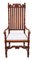 Chaise de Bureau Style Charles II en Chêne, 1910s 8