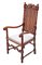 Charles II Style Oak Elbow Desk Chair, 1910s 6
