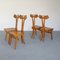 Chairs in Beech Wood Attributed to Giovanni Michelucci, Set of 4 9