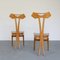 Chairs in Beech Wood Attributed to Giovanni Michelucci, Set of 4 20