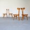 Chairs in Beech Wood Attributed to Giovanni Michelucci, Set of 4, Image 17
