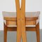 Chairs in Beech Wood Attributed to Giovanni Michelucci, Set of 4 11