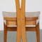 Chairs in Beech Wood Attributed to Giovanni Michelucci, Set of 4, Image 11