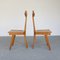 Chairs in Beech Wood Attributed to Giovanni Michelucci, Set of 4, Image 18