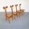 Chairs in Beech Wood Attributed to Giovanni Michelucci, Set of 4, Image 27