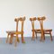 Chairs in Beech Wood Attributed to Giovanni Michelucci, Set of 4, Image 23