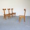 Chairs in Beech Wood Attributed to Giovanni Michelucci, Set of 4, Image 19