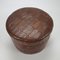 Leather Patchwork Storage Pouf from de Sede, 1970, Image 3