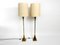 Brass Floor Lamps by Tonello and Montagna Grillo for High Society, Italy, 1970s, Set of 2 1