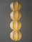Lampe à Suspension Longue Cocon Vintage par Friedel Wauer pour Goldkant Leuchten, 1960s 5