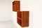 Danish Modern Wall Mounted Teak Bookcases, 1960s, Set of 2, Image 2