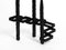 Large Brutalist Floor or Table Wrought Iron Candle Holder 15