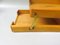 Beech & Brass Document Tray & Storage Box, 1960s 11