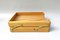 Beech & Brass Document Tray & Storage Box, 1960s 4