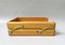 Beech & Brass Document Tray & Storage Box, 1960s 3