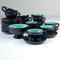 Mid-Century Ceramic Coffee Set from Cerenne Vallauris, 1950s, Set of 13 2