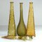 Italian Glass Empoli Decanters, 1960s, Set of 3 2