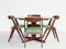 Mid-Century Danish Round Dining Table in Teak with 2 Extensions from Dyrlund 2