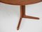 Mid-Century Danish Round Dining Table in Teak with 2 Extensions from Dyrlund 9