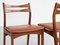 Midcentury Danish set of 4 dining chairs in teak by Christian Linneberg 1960s 6