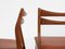 Midcentury Danish set of 4 dining chairs in teak by Christian Linneberg 1960s, Image 7