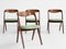 Dänische Mid-Century Stühle aus Teak von Vamo, 1960er, 4er Set 4