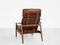 Mid-Century Danish Lounge Chair in Teak and Leather by Arne Vodder for France & Søn, 1960s 2