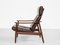 Mid-Century Danish Lounge Chair in Teak and Leather by Arne Vodder for France & Søn, 1960s 4