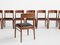 Dänische Mid-Century Esszimmerstühle aus Teak von Henning Kjaernulf für Korup Stolefabrik, 8er Set 4