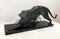 Art Deco White Bronze & Marble Panther Sculpture by Plagnet, France, 1920s 3