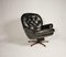 Mid-Century Finnish Leather Swivel Armchair from Peem, 1970s, Image 7