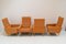 Armchairs, Czechoslovakia, 1960s, Set of 4 8