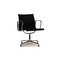 Chaise EA 108 en Tissu Noir de Vitra 1