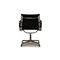 Schwarzer EA 108 Stuhl aus Stoff von Vitra 9